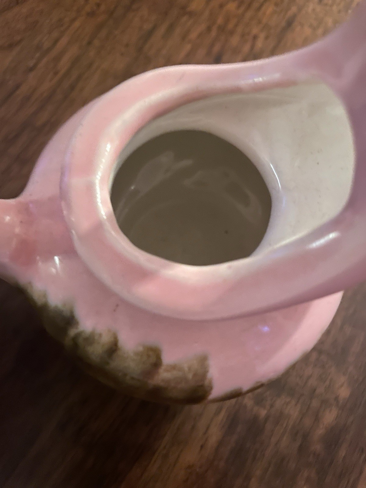 Mid century Little Vase Syrup , Honey Or Flowers Etc