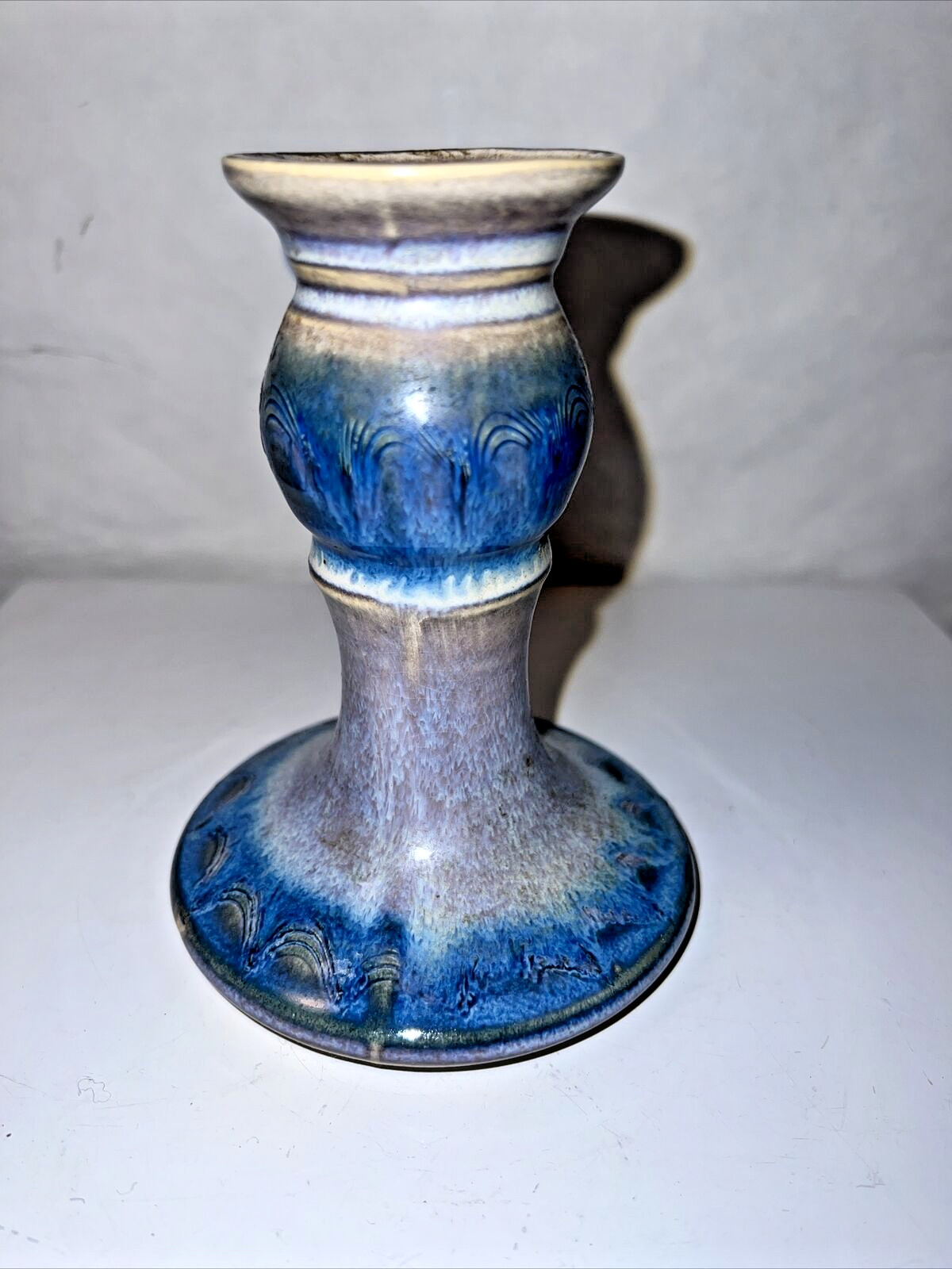 Robert Esposito Unity Pond Pottery Candle Holder ESPO signed out of production