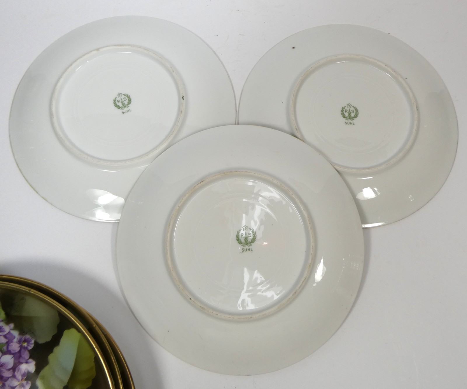 Prussia RS Suhl Reinhold Schlegelmilch Silesia Lilac Plate N-44
