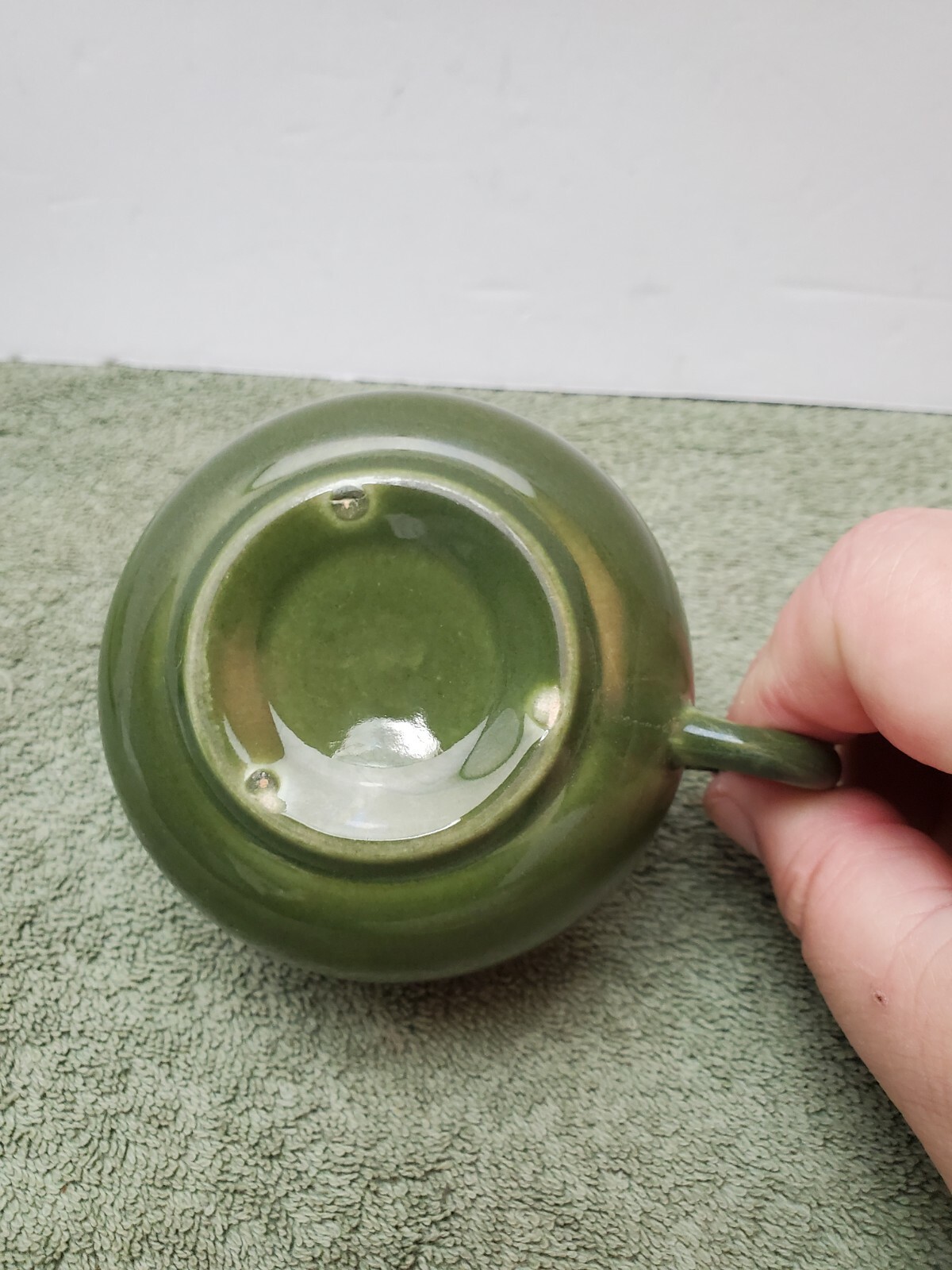 Brusche’ Pottery Green Tea Cup