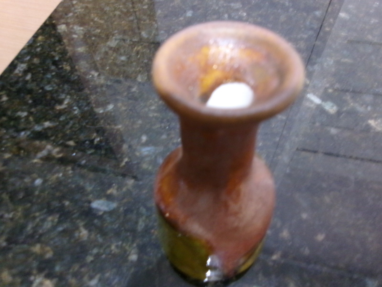 ARTS AND CRAFTS COPPER DUST GLAZE ART POTTERY VASE WELL MADE