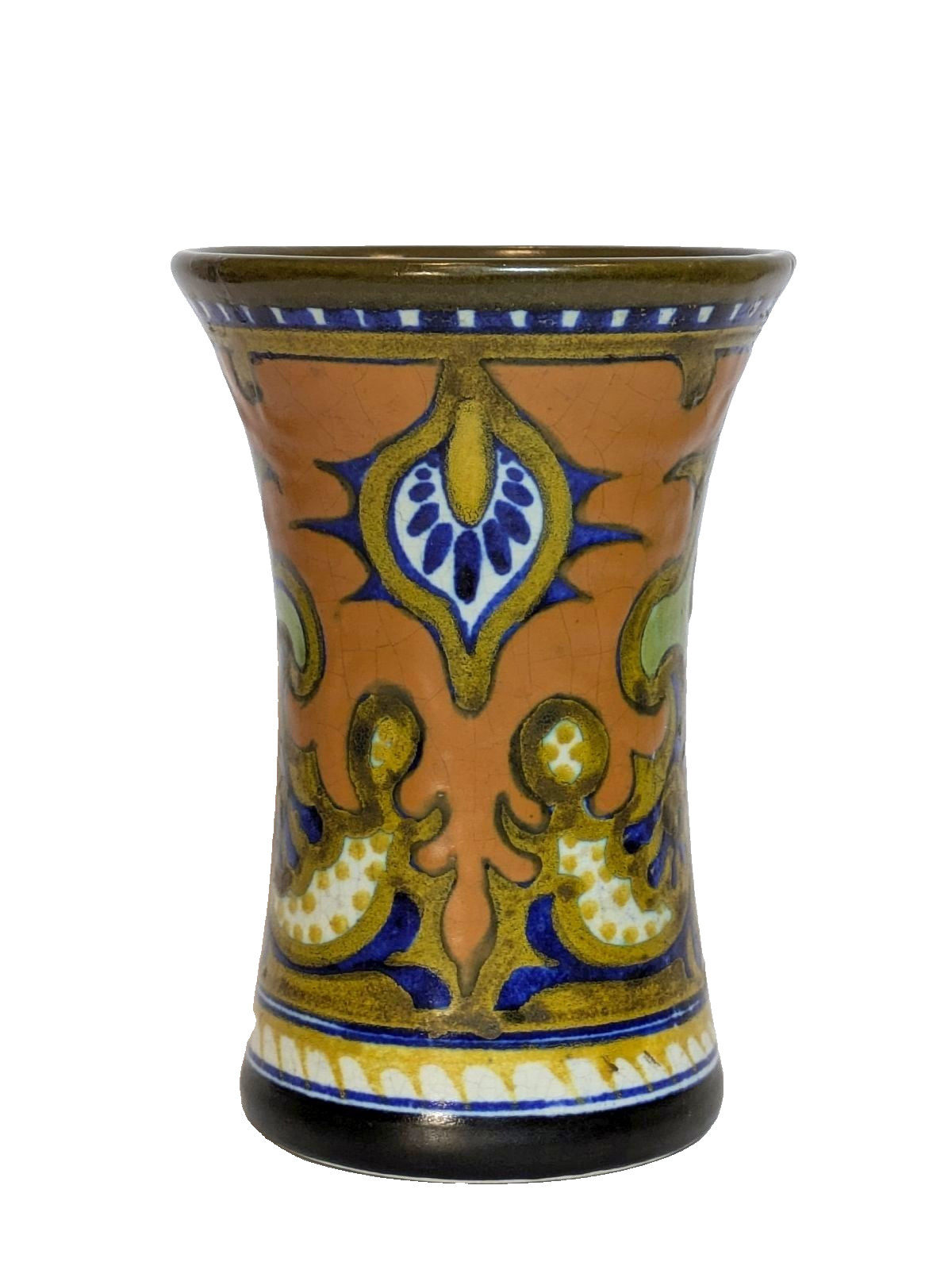 Vintage Gouda Art Deco Vase Zuid Holland PZH “Rhodian” Décor