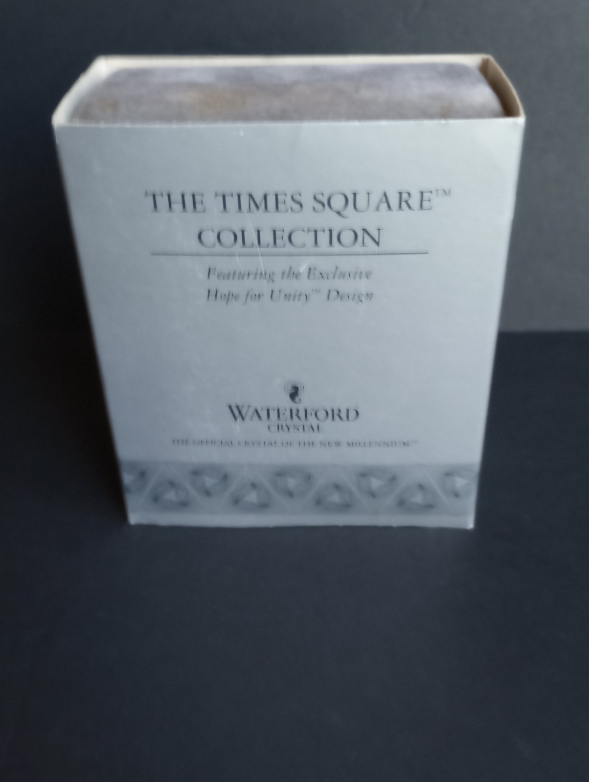 2004 Waterford Crystal TIMES SQUARE COLLECTION Ornament Hope for Unity