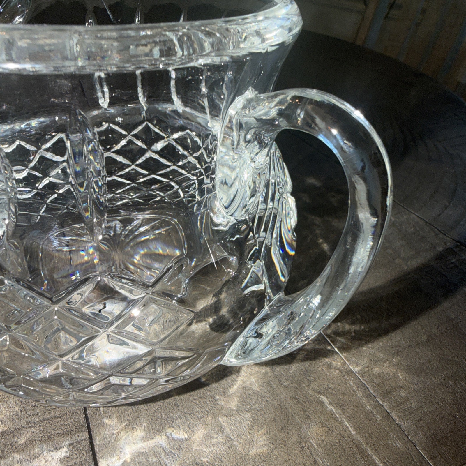 Celebrate the Beauty of Waterford Crystal! Elegant Crystal Pitcher 4.5″