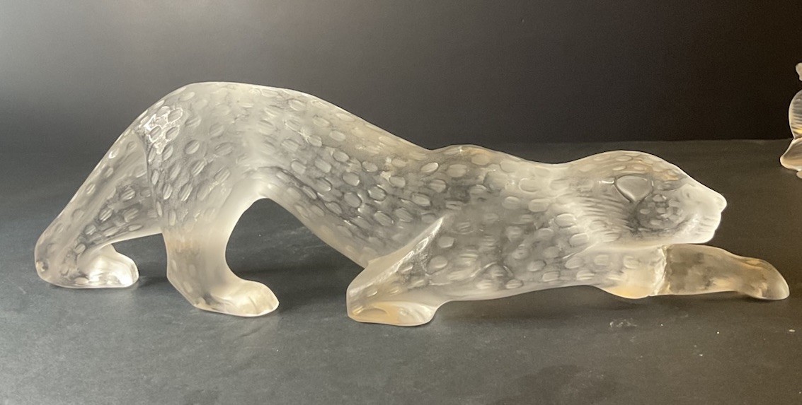 Lalique Large Frosted Panther 1 Of My 400+ Lalique Listings
