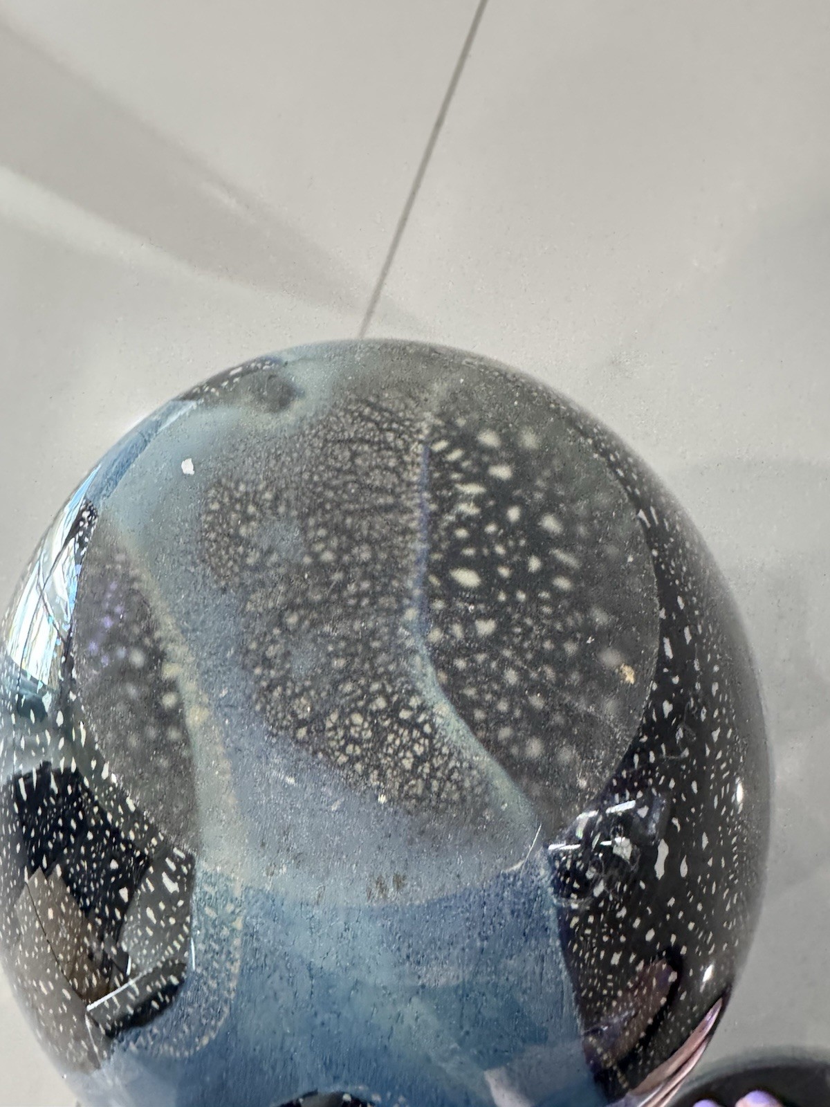 Douglas BECKER Signed Art Glass Studio Bowl Vase Signed 1988