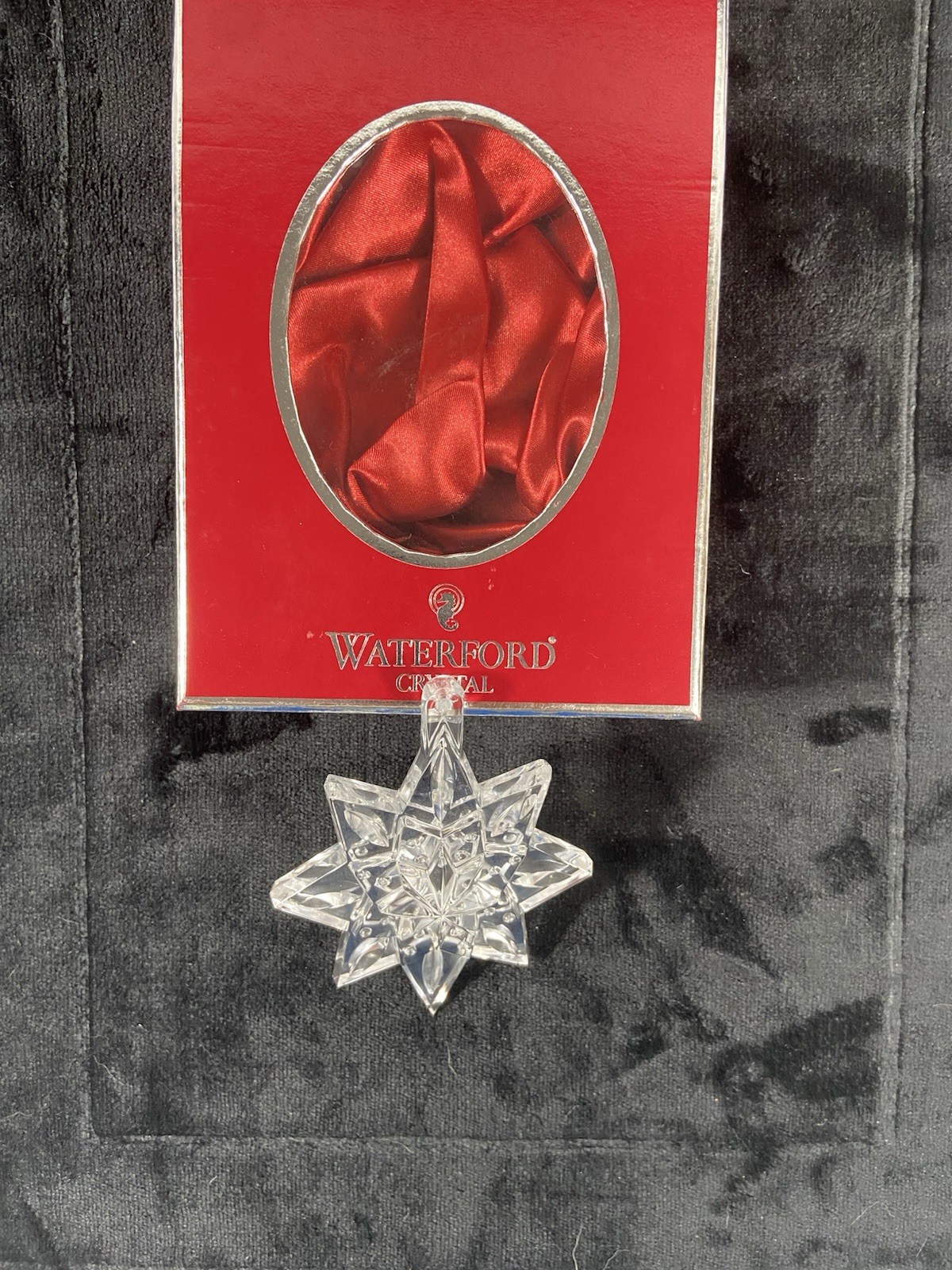 Waterford 2009 Crystal Snowstar Christmas Ornament 150337 in Original Box