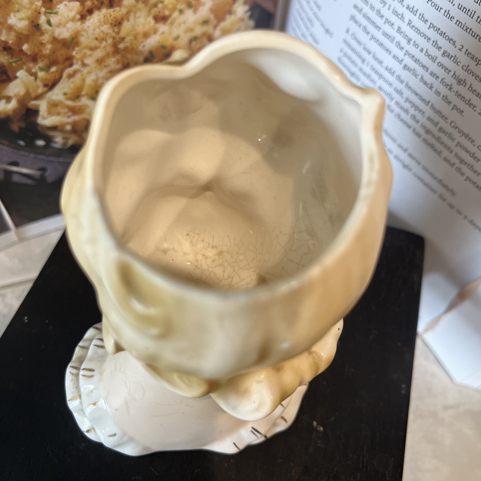 National Potteries C5938 Bedford Ohio Head Vase 5” Japan Tag Read