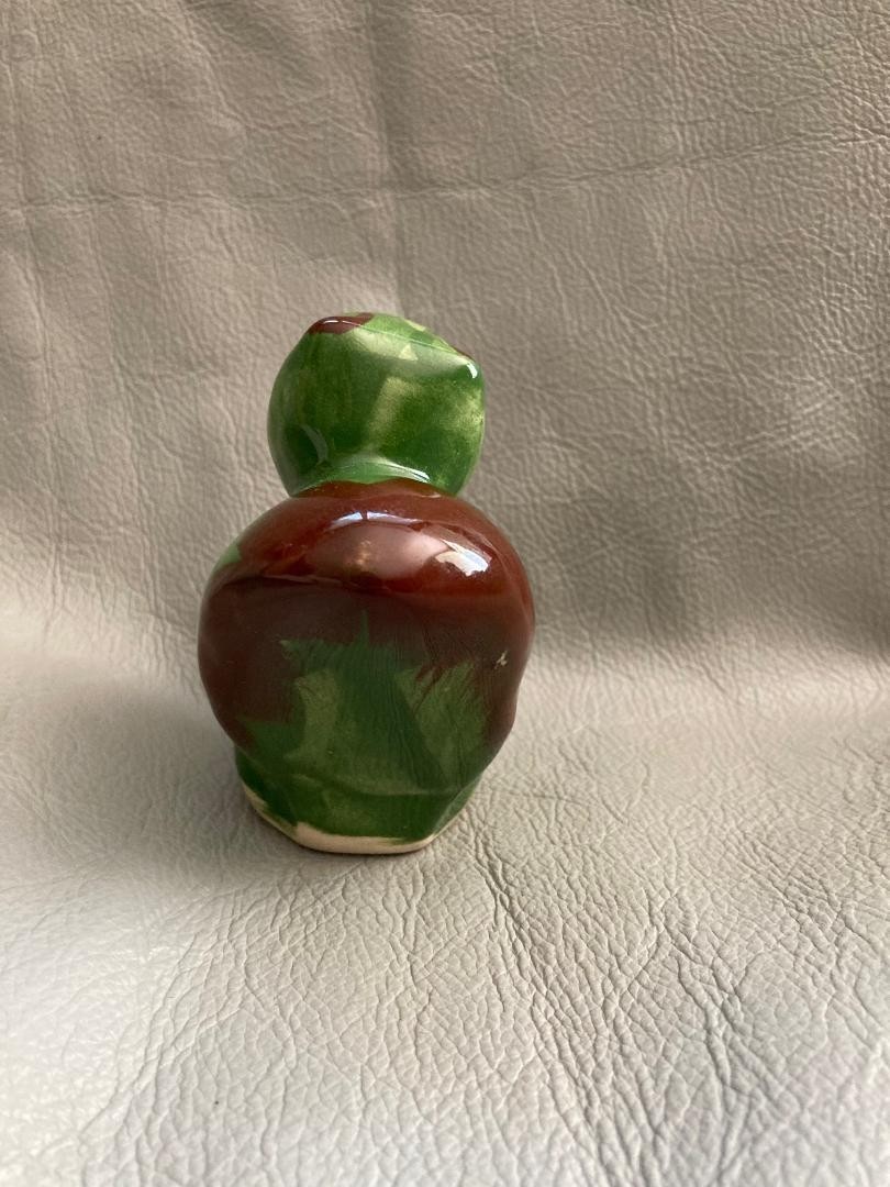 Vintage CALIFORNIA Pottery RIO HONDO Squirrel Toothpick Holder with Label
