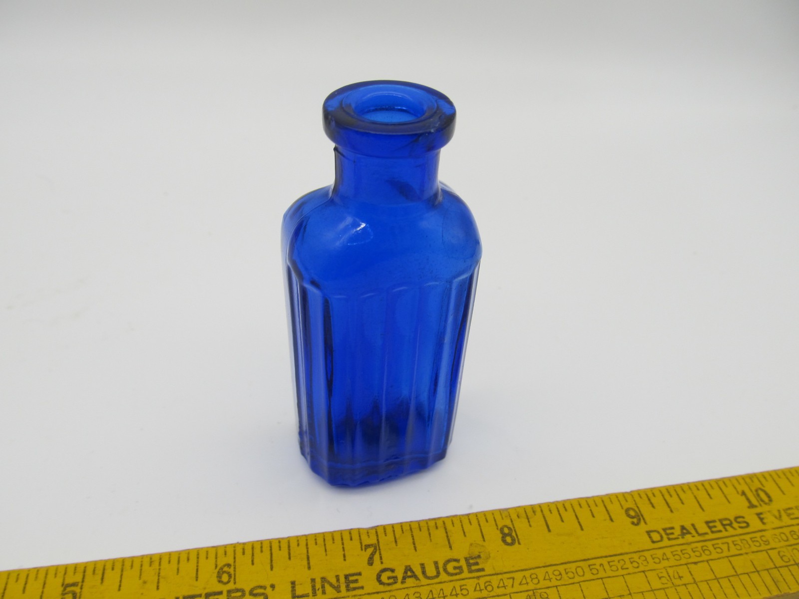 Vintage Hazel Atlas Cobalt Blue Glass Medicine Bottle 1 oz.