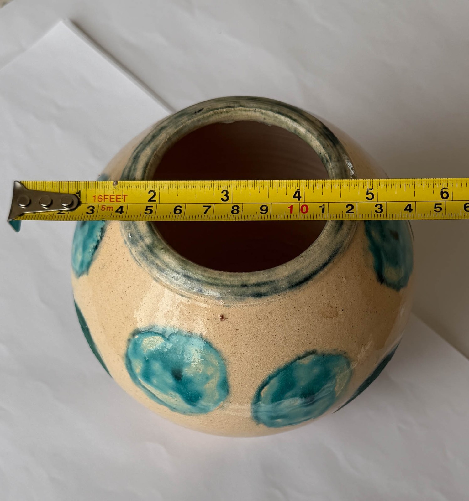 Signed Studio Pottery Vase Hand Thrown Ceramic Modern Art Dated 1998