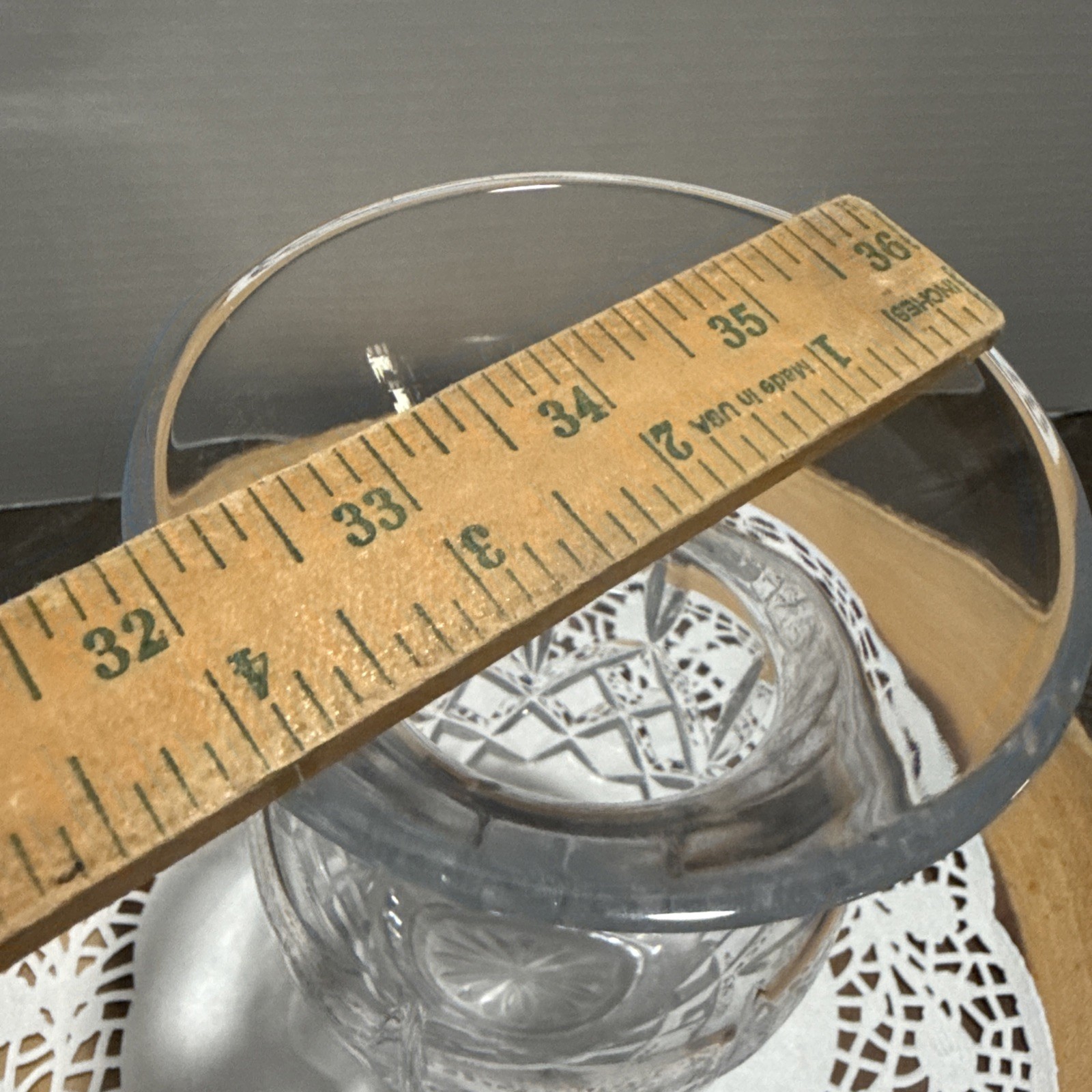Waterford Lismore Crystal Vase 8″ Cut Glass Flower Vase Ireland