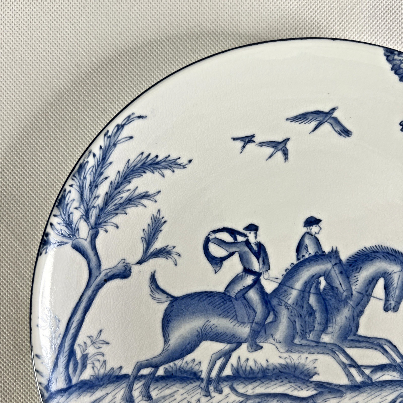 Hunting Scene Porcelain Plate Andrea by Sadek