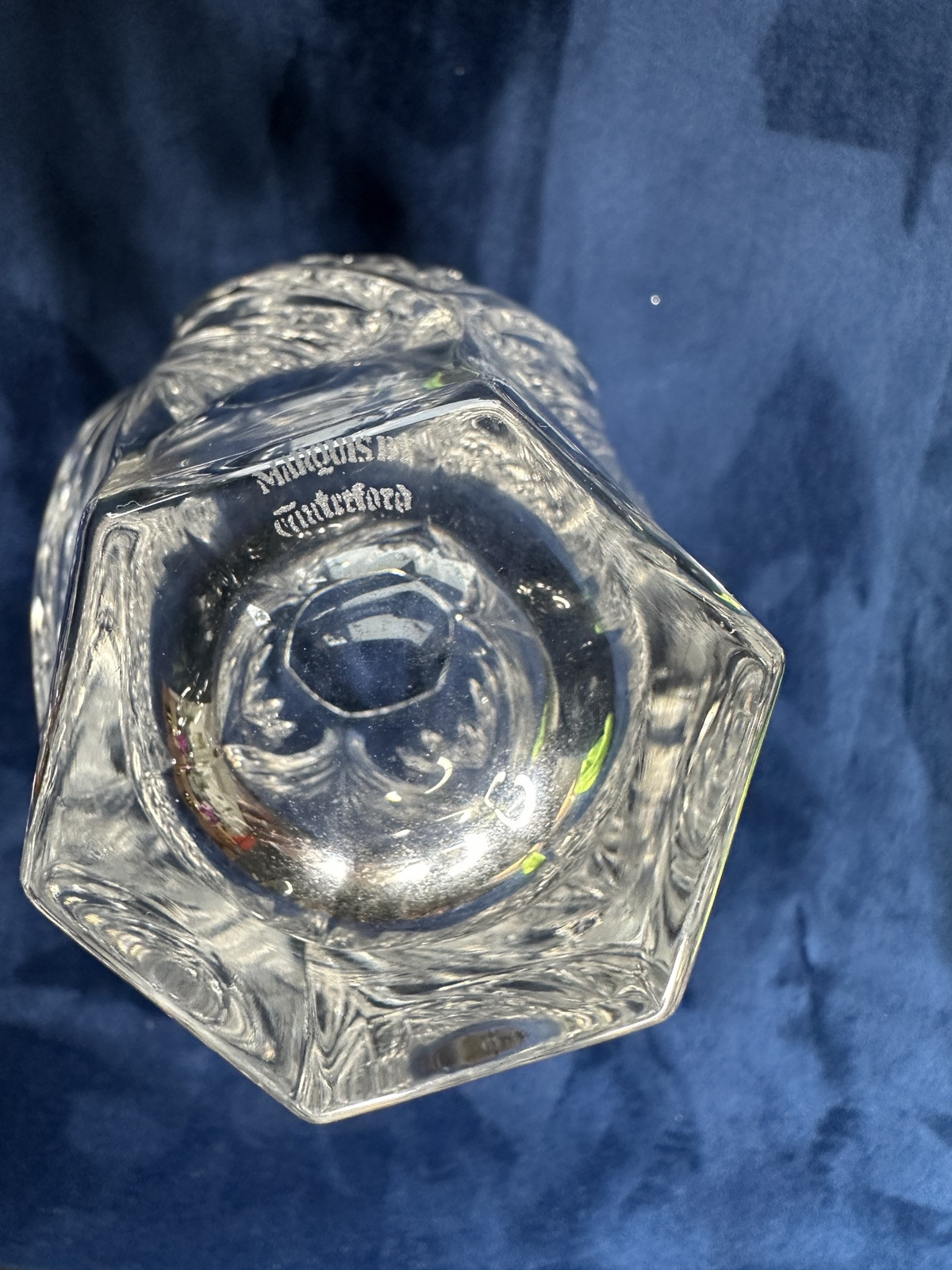 MARQUIS WATERFORD 6 1/2” SWEET MEMORIES CRYSTAL VASE SCALLOPED TOP & Cut HEARTS