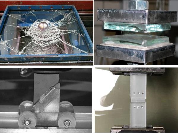 Test d'adhérence Pummel du verre feuilleté selon normes françaises